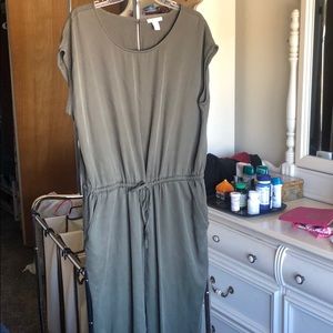 Daily Ritual Olive Jumpsuit